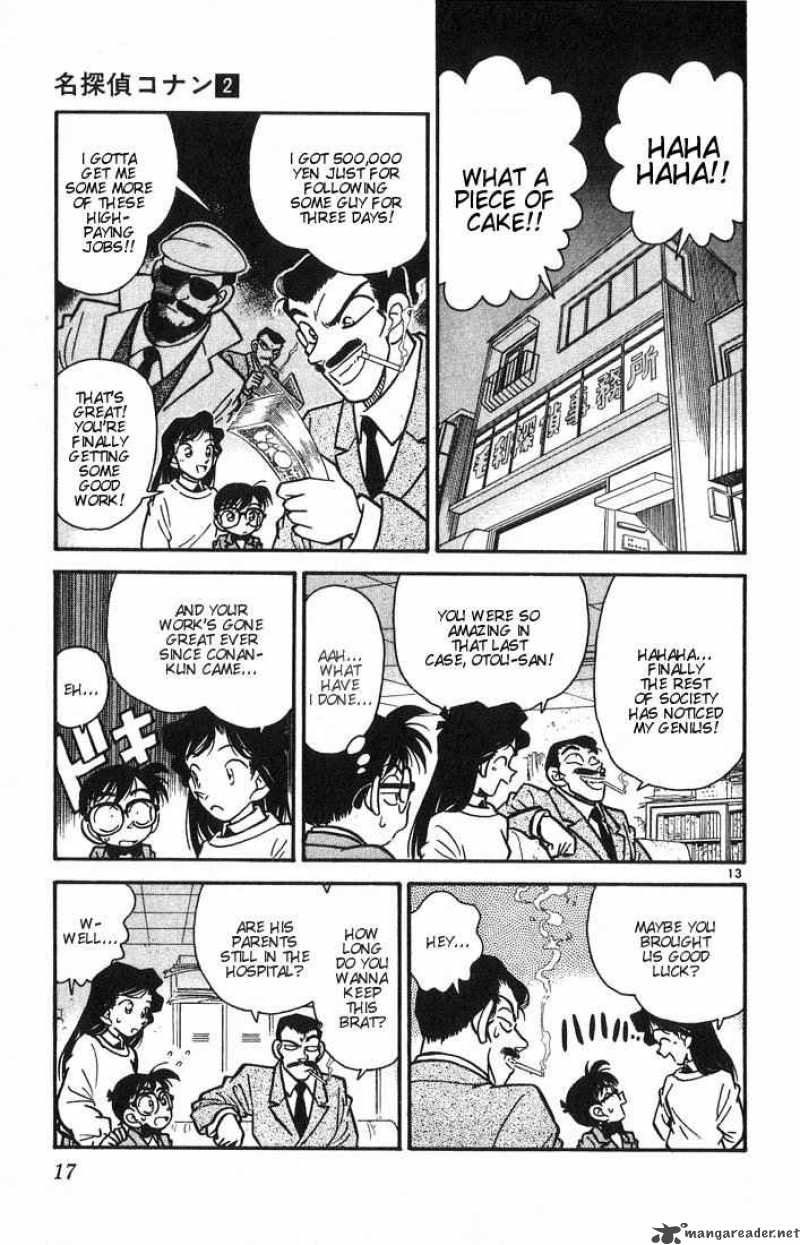 Read Detective Conan Chapter 10 A Lucrative Shadowing - Page 15 For Free In The Highest Quality
