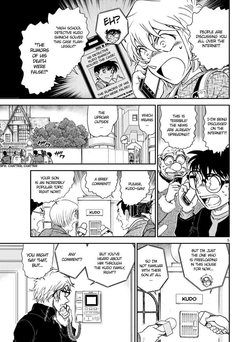 Read Detective Conan Chapter 1006 - Page 5 For Free In The Highest Quality