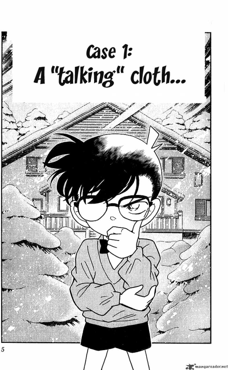 Read Detective Conan Chapter 101 A Talking Cloth - Page 1 For Free In The Highest Quality