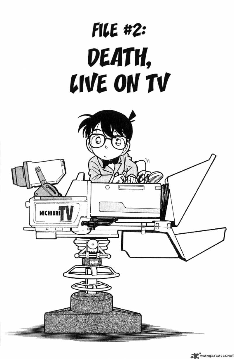 Read Detective Conan Chapter 102 Death, Live on TV - Page 1 For Free In The Highest Quality