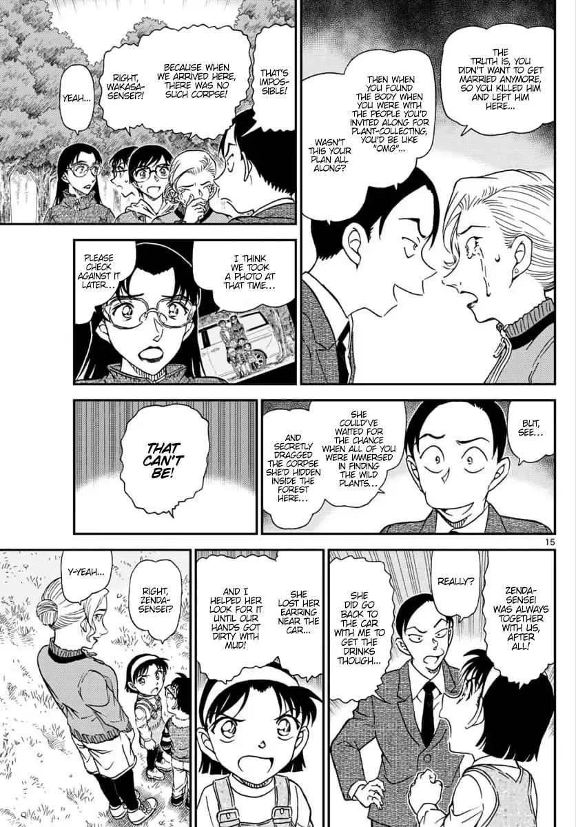 Read Detective Conan Chapter 1032 Collecting Edible Wild Plants - Page 16 For Free In The Highest Quality