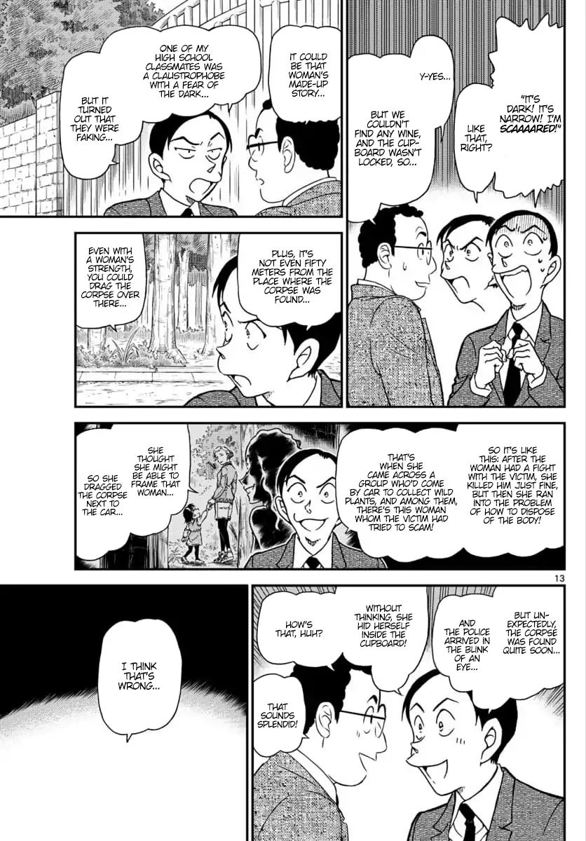 Read Detective Conan Chapter 1033 Good Luck Charm - Page 13 For Free In The Highest Quality