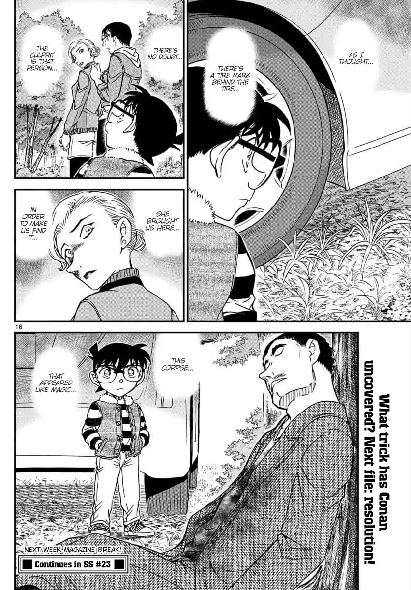 Read Detective Conan Chapter 1033 Good Luck Charm - Page 16 For Free In The Highest Quality