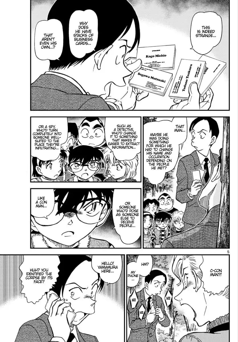 Read Detective Conan Chapter 1033 Good Luck Charm - Page 5 For Free In The Highest Quality