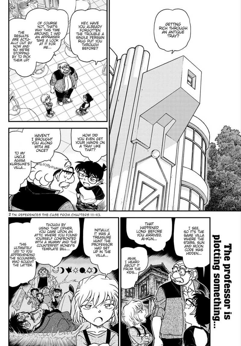 Read Detective Conan Chapter 1035 The Carved Black Lacquer Tray - Page 3 For Free In The Highest Quality