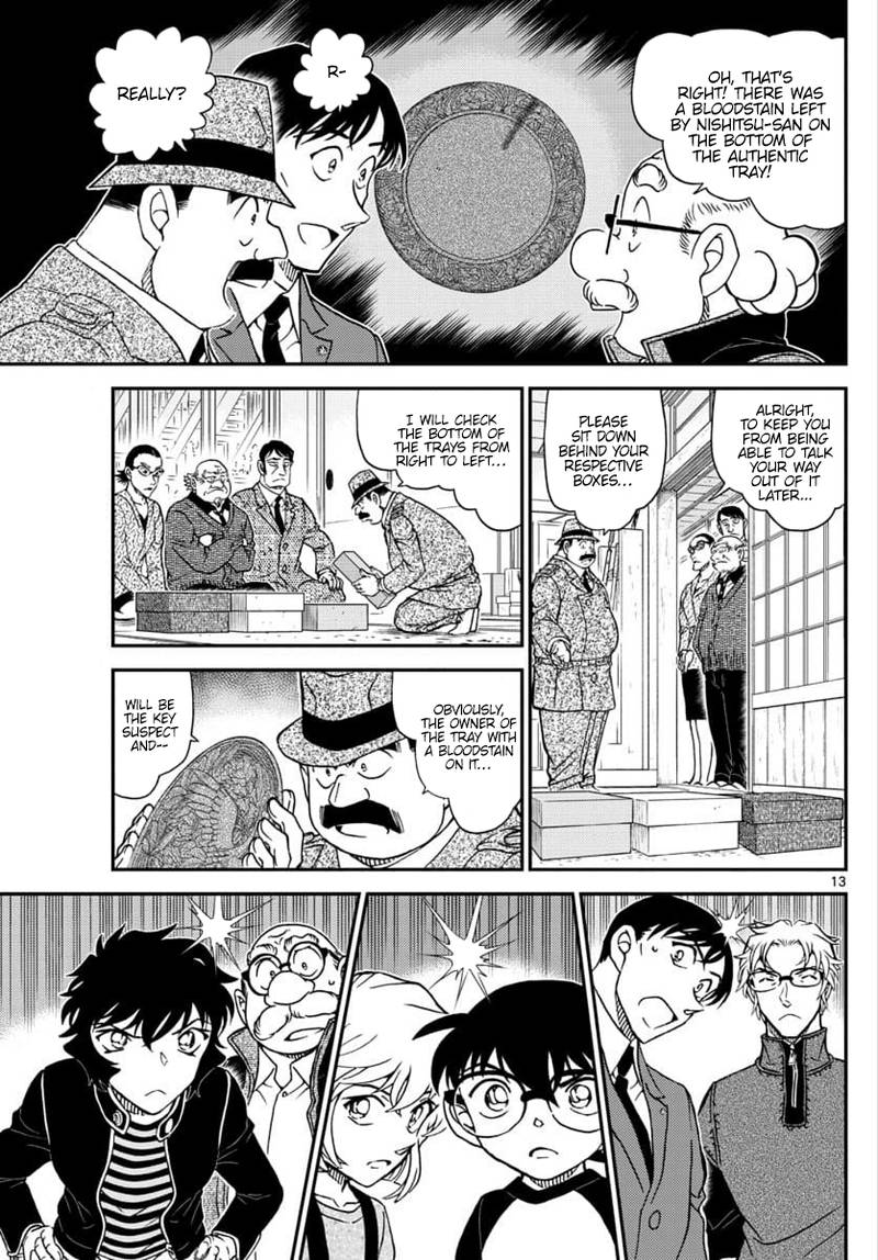 Read Detective Conan Chapter 1036 An Adult Like Child - Page 13 For Free In The Highest Quality