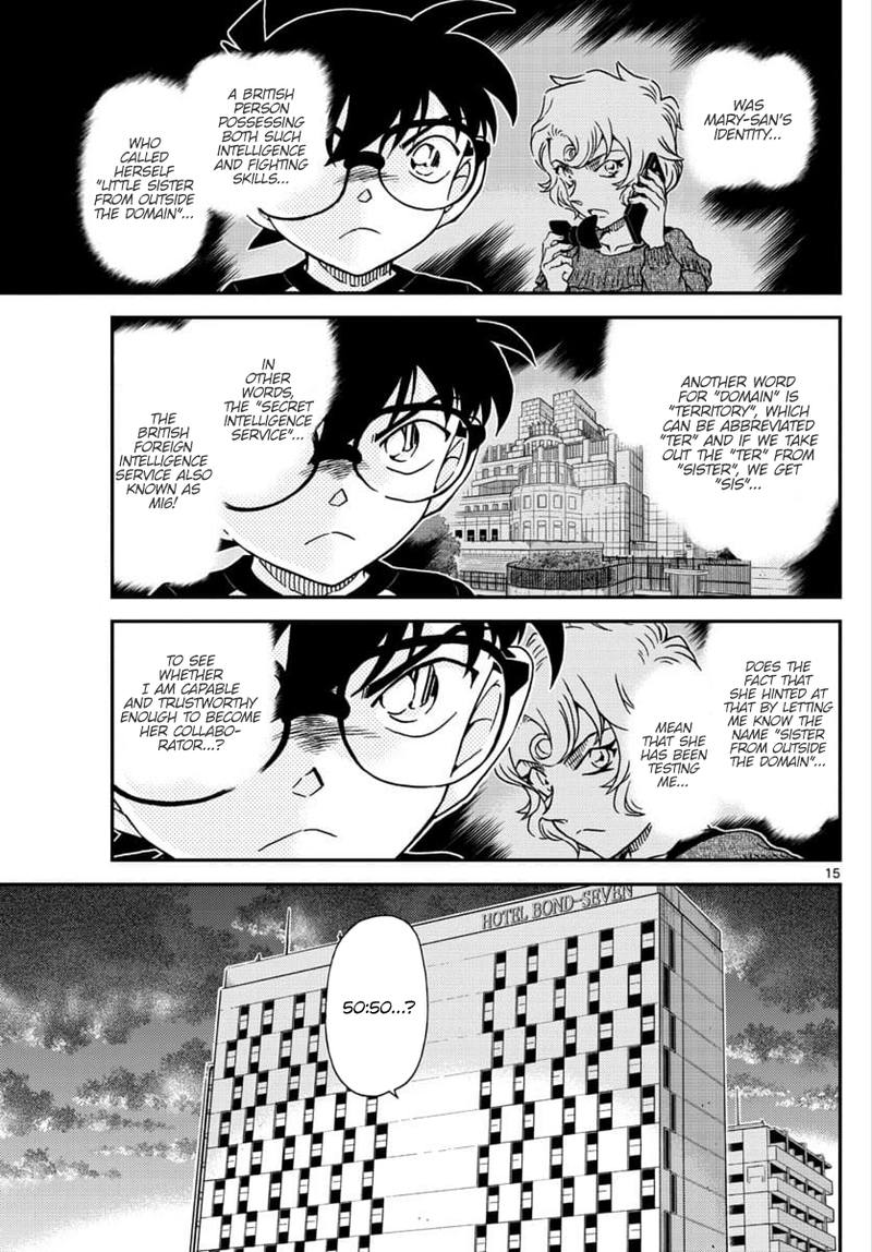 Read Detective Conan Chapter 1038 Show Dont Hide - Page 15 For Free In The Highest Quality