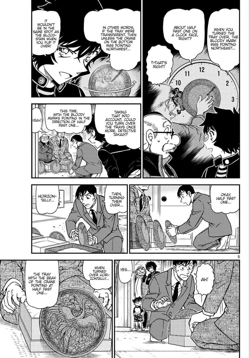 Read Detective Conan Chapter 1038 Show Dont Hide - Page 5 For Free In The Highest Quality
