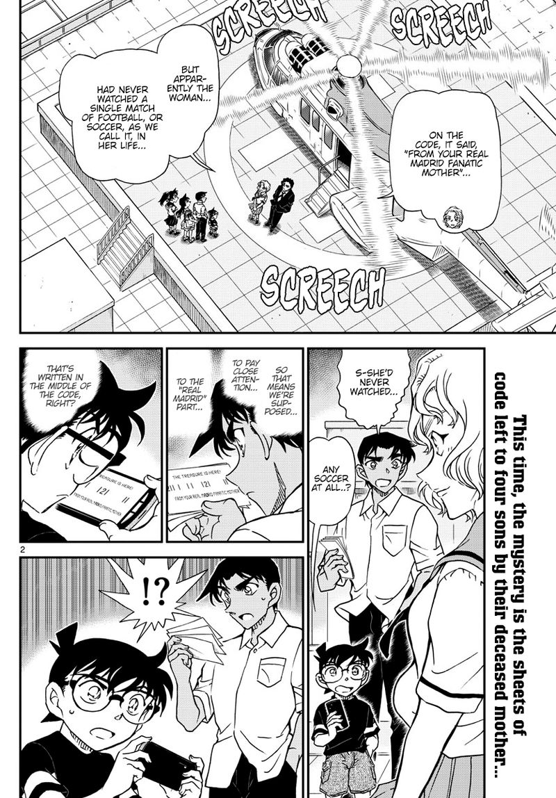 Read Detective Conan Chapter 1040 From Your Footbowl Loving Mother - Page 2 For Free In The Highest Quality