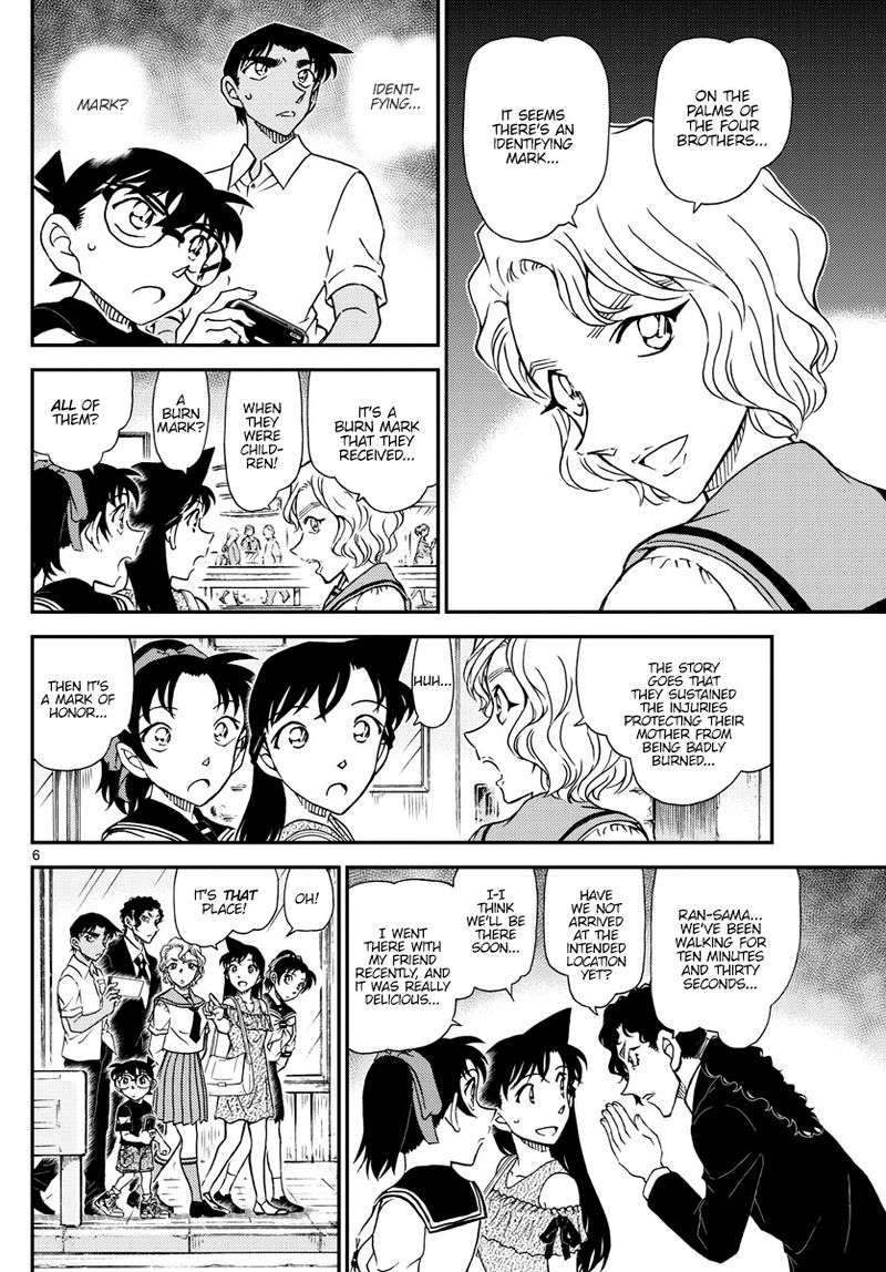 Read Detective Conan Chapter 1040 From Your Footbowl Loving Mother - Page 6 For Free In The Highest Quality