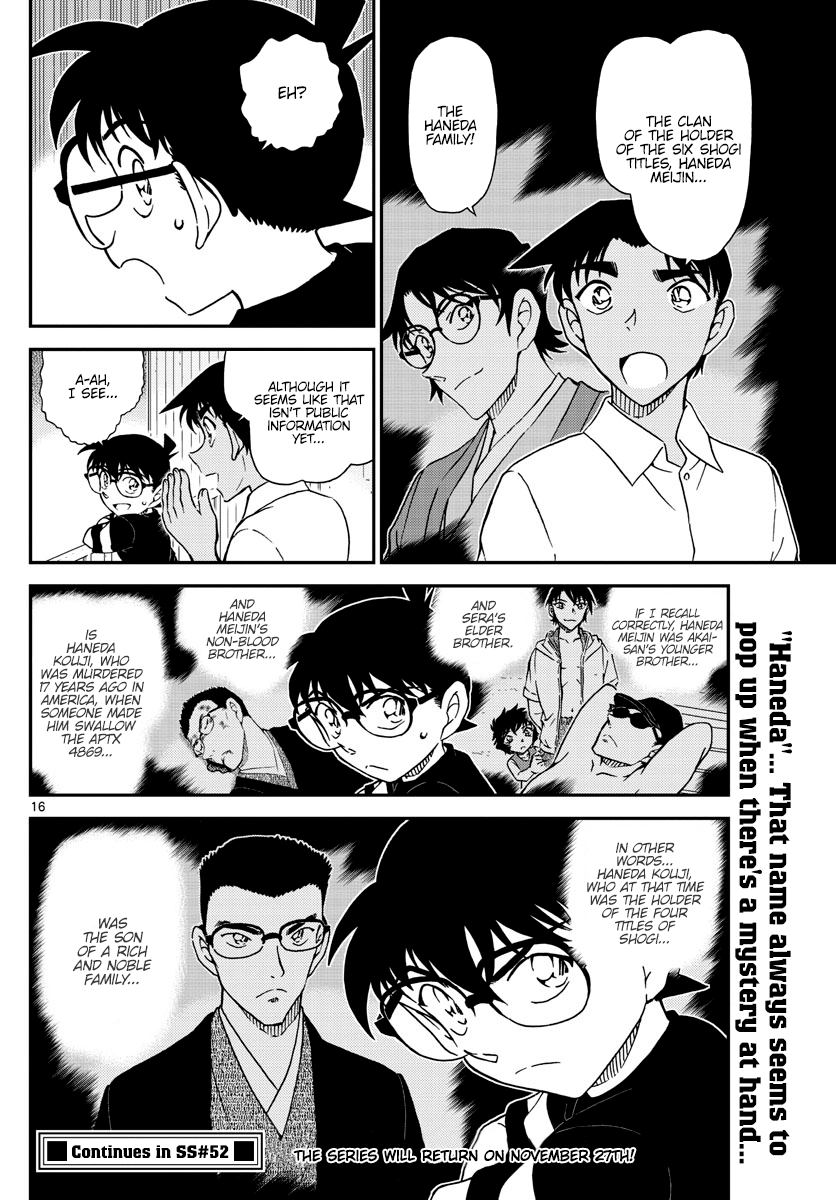 Read Detective Conan Chapter 1042 The Jingisukan of Memories - Page 16 For Free In The Highest Quality