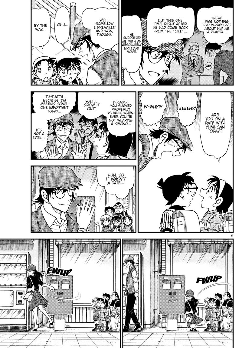 Read Detective Conan Chapter 1043 The Meijins Beard - Page 5 For Free In The Highest Quality