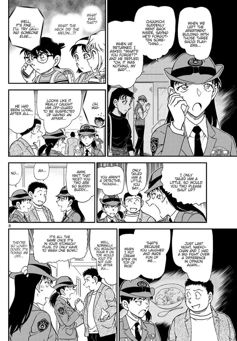 Read Detective Conan Chapter 1045 The Meijins Hand - Page 8 For Free In The Highest Quality