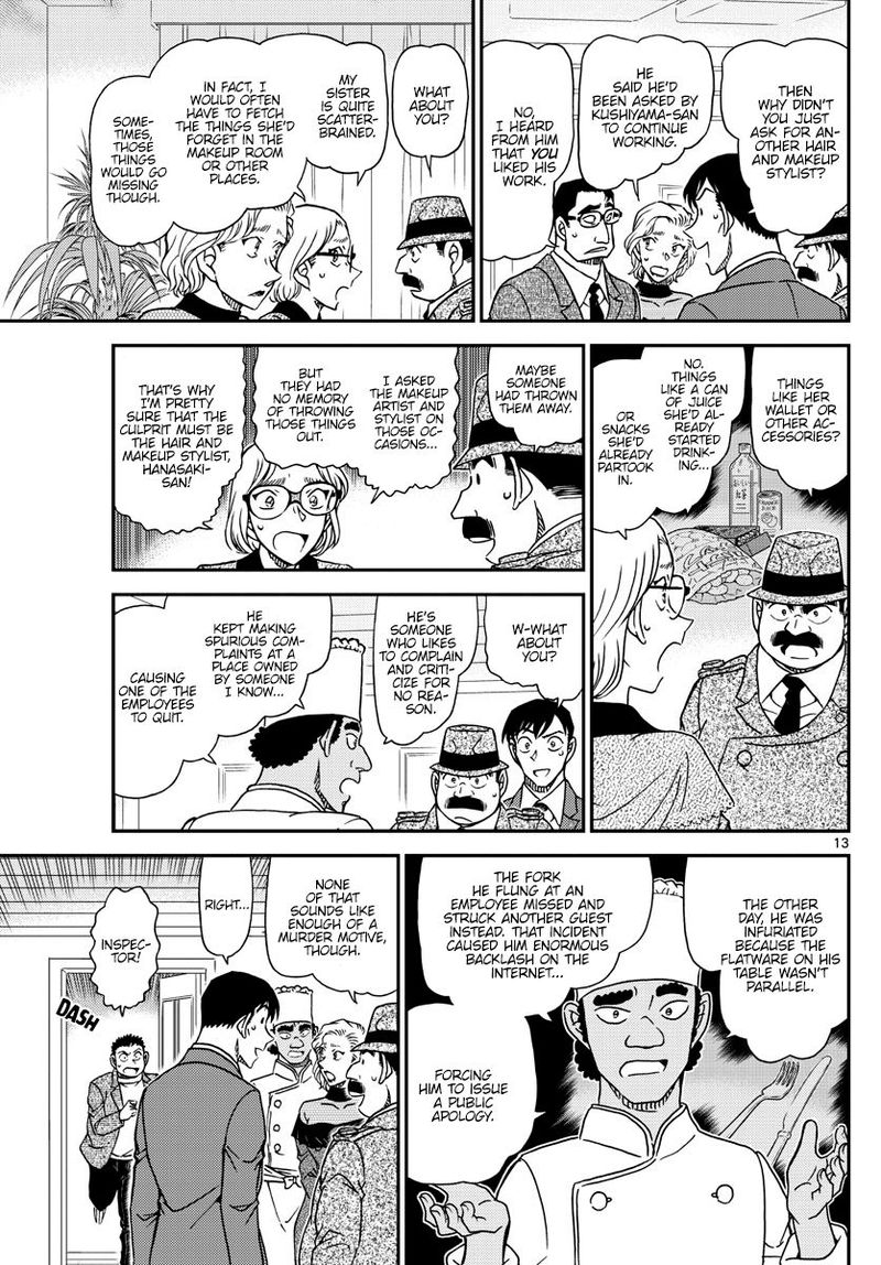 Read Detective Conan Chapter 1049 It's Unbelievable! - Page 13 For Free In The Highest Quality