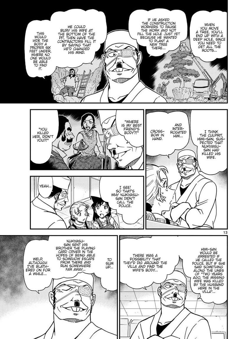Read Detective Conan Chapter 1057 The Reason for the Cipher - Page 13 For Free In The Highest Quality