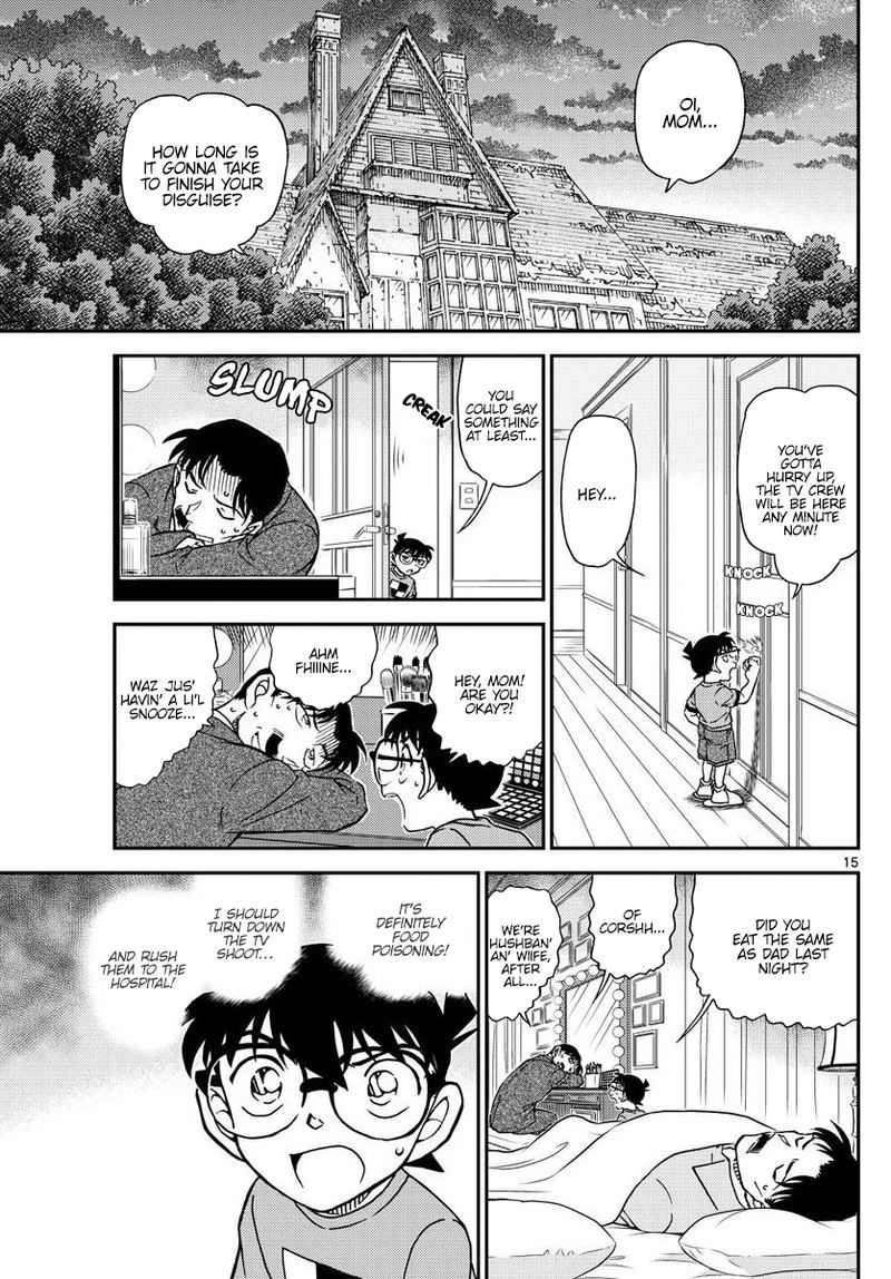 Read Detective Conan Chapter 1058 A Deduction Show on TV?! - Page 15 For Free In The Highest Quality