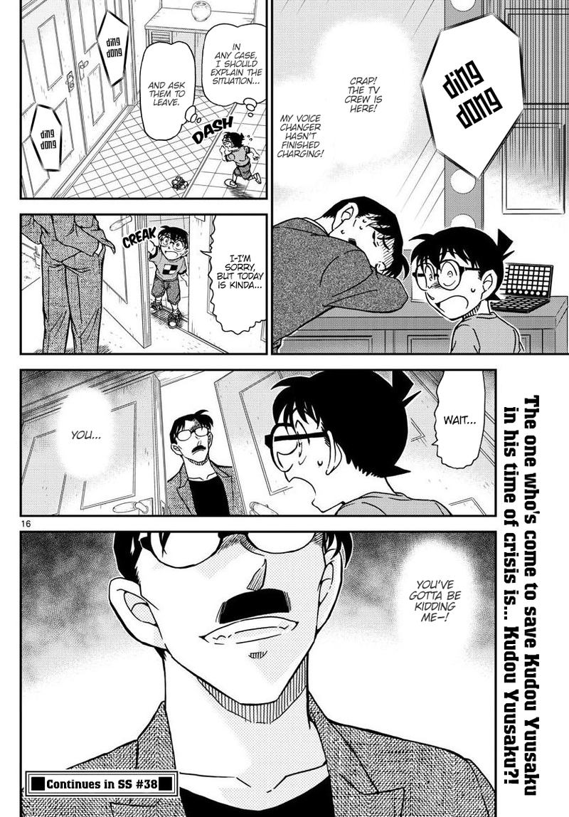 Read Detective Conan Chapter 1058 A Deduction Show on TV?! - Page 16 For Free In The Highest Quality