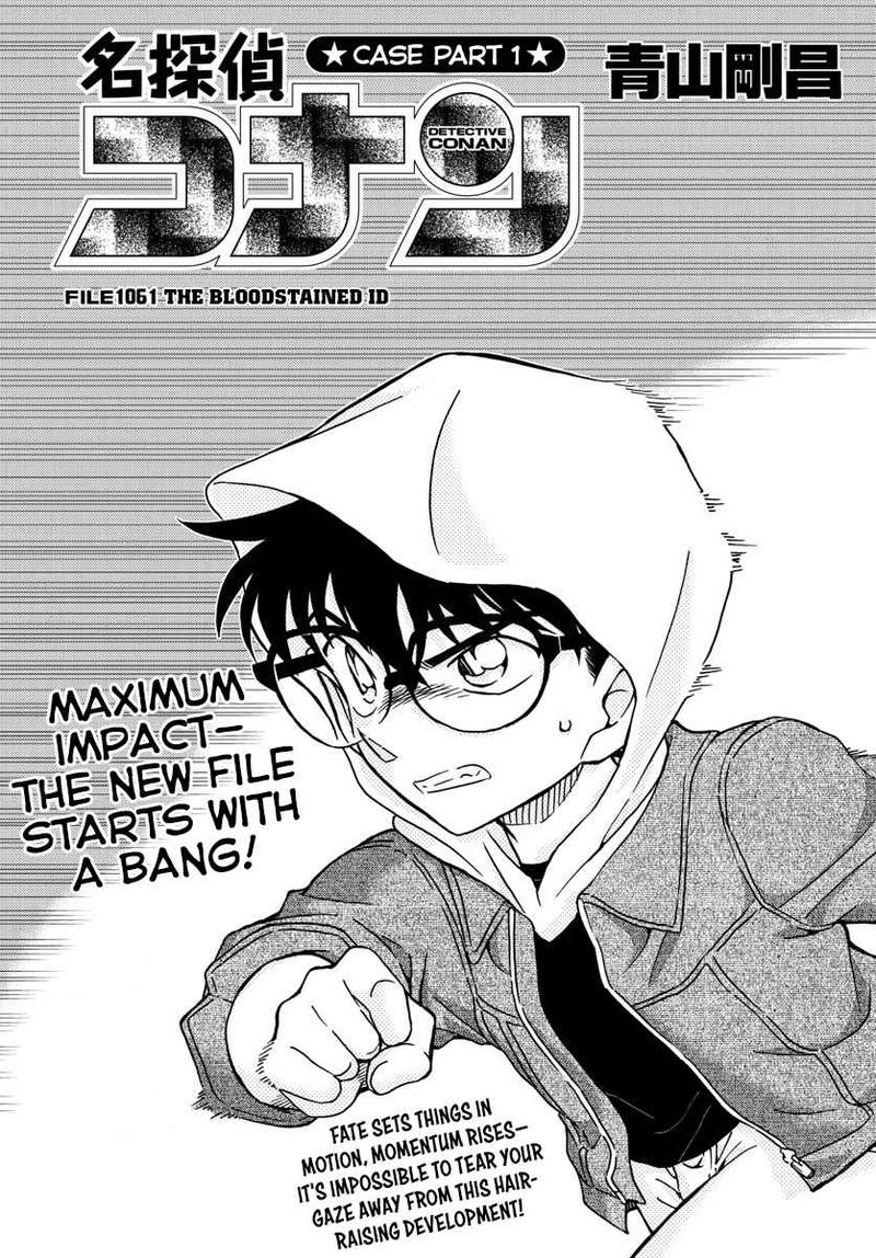 Read Detective Conan Chapter 1061 The Bloodstained ID - Page 2 For Free In The Highest Quality