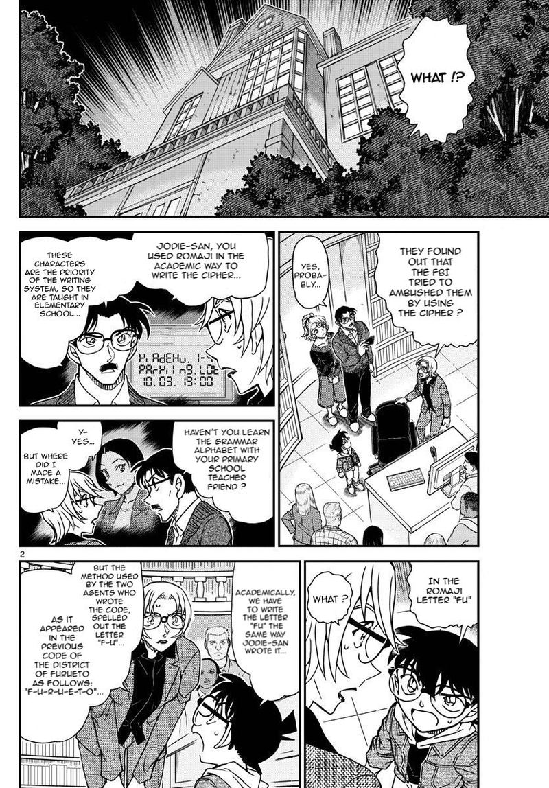 Read Detective Conan Chapter 1063 A Chase in the Dark Night - Page 2 For Free In The Highest Quality