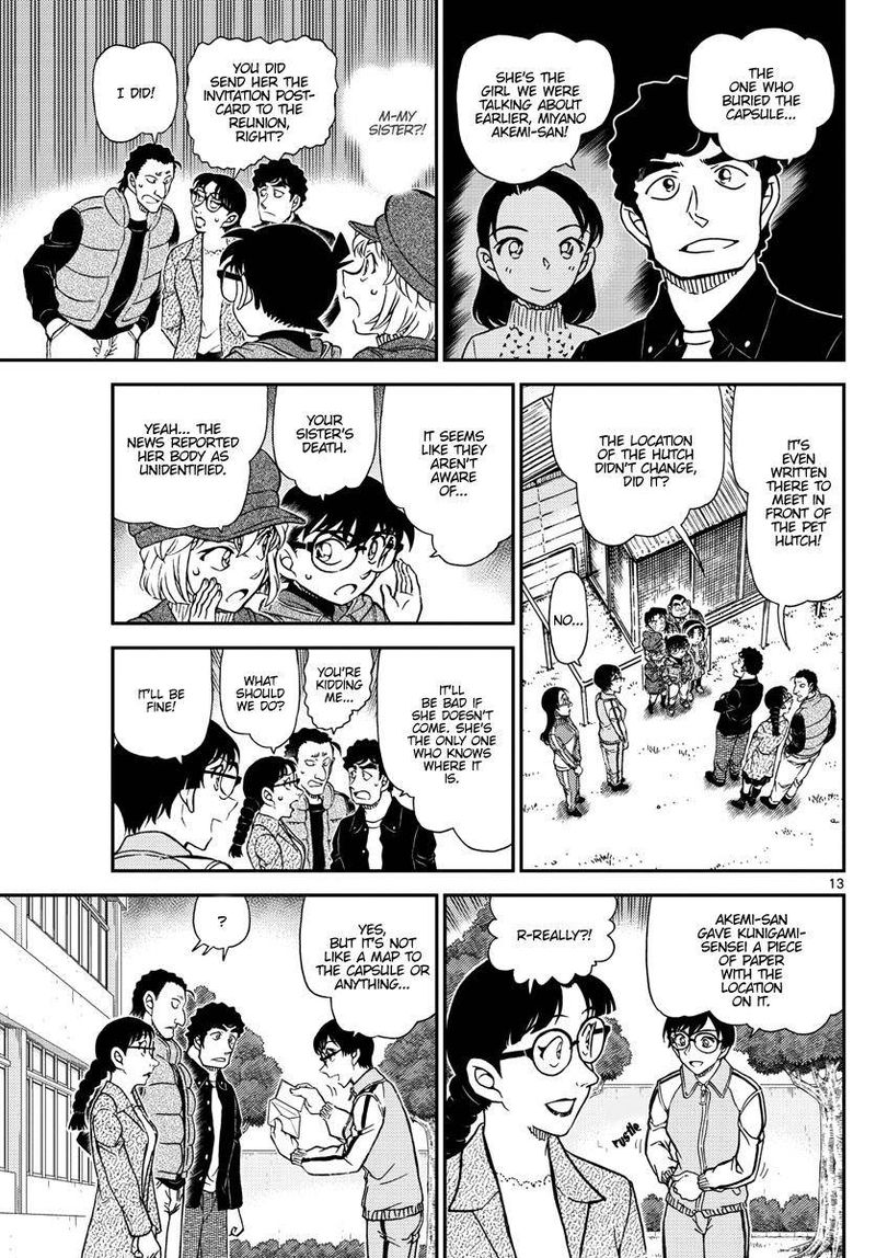 Read Detective Conan Chapter 1070 To Think We'd Meet at Such a Place... - Page 13 For Free In The Highest Quality