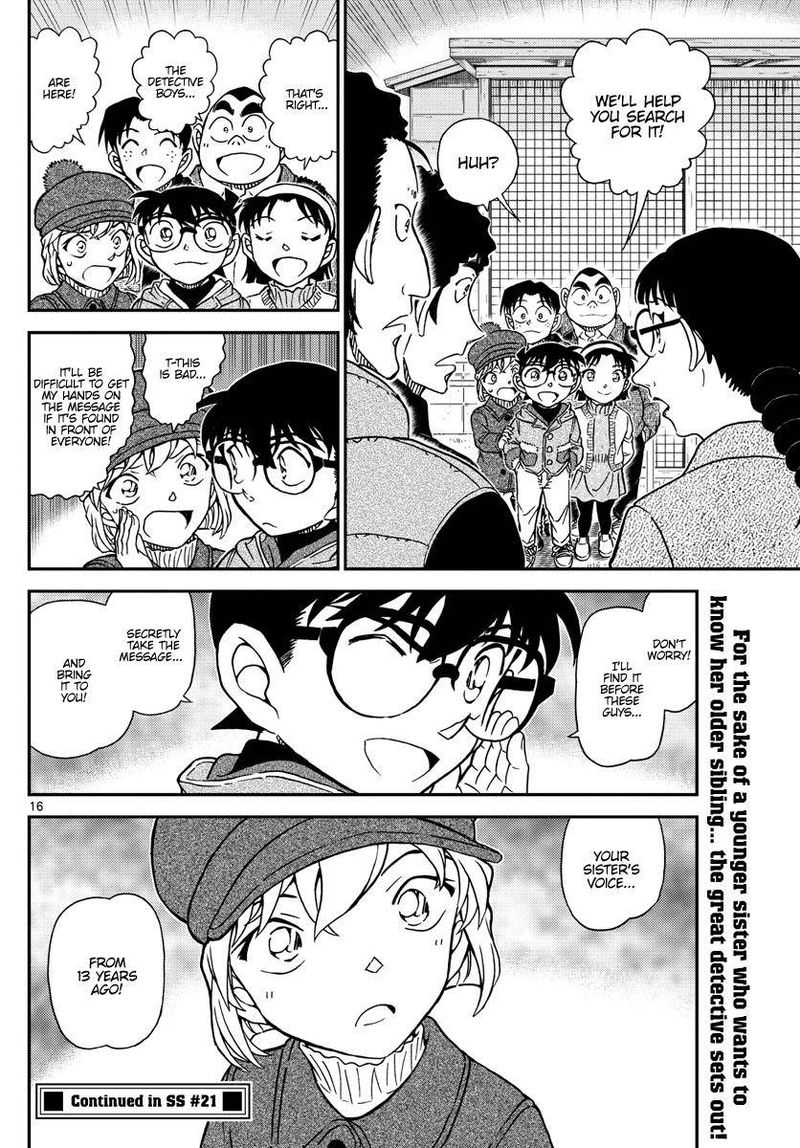 Read Detective Conan Chapter 1070 To Think We'd Meet at Such a Place... - Page 16 For Free In The Highest Quality