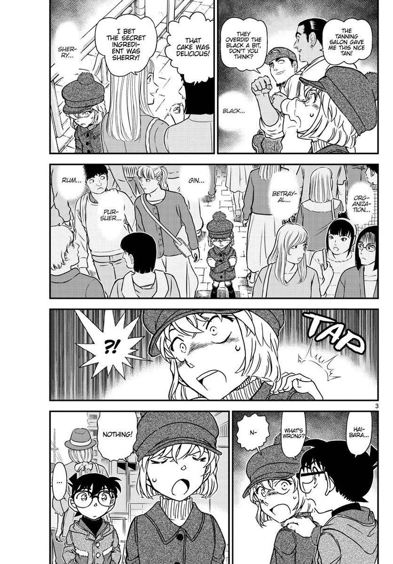 Read Detective Conan Chapter 1070 To Think We'd Meet at Such a Place... - Page 3 For Free In The Highest Quality