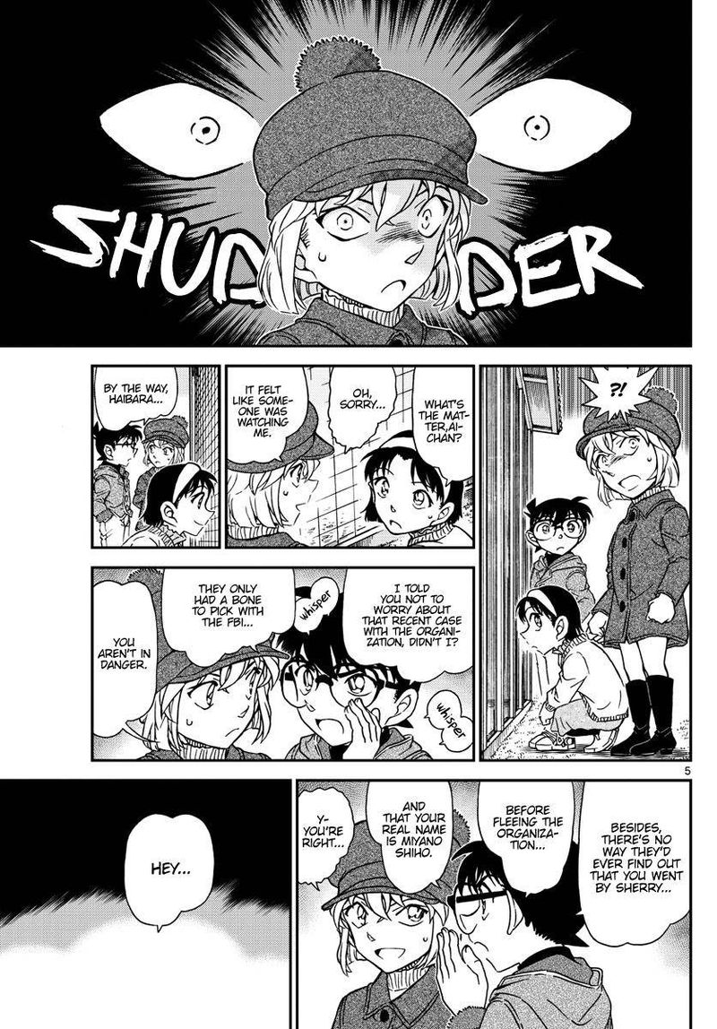 Read Detective Conan Chapter 1070 To Think We'd Meet at Such a Place... - Page 5 For Free In The Highest Quality