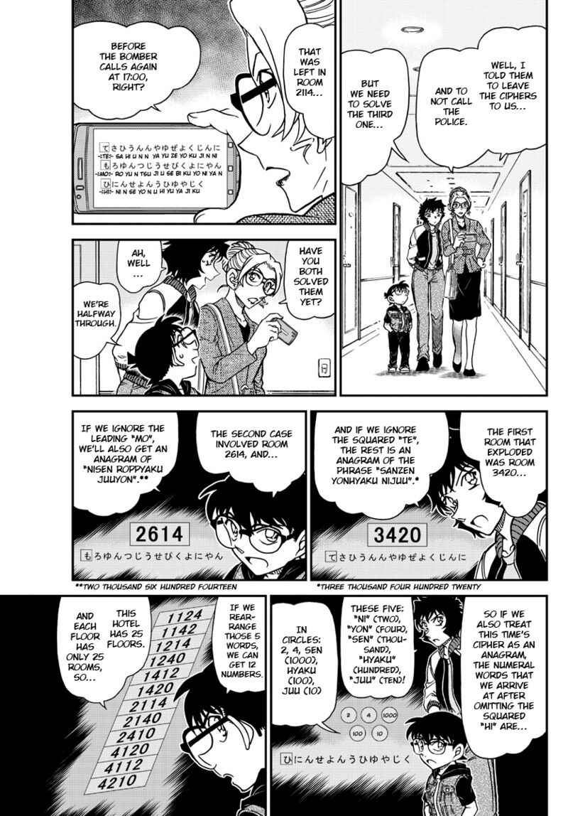 Read Detective Conan Chapter 1095 The Three Ciphers - Page 5 For Free In The Highest Quality