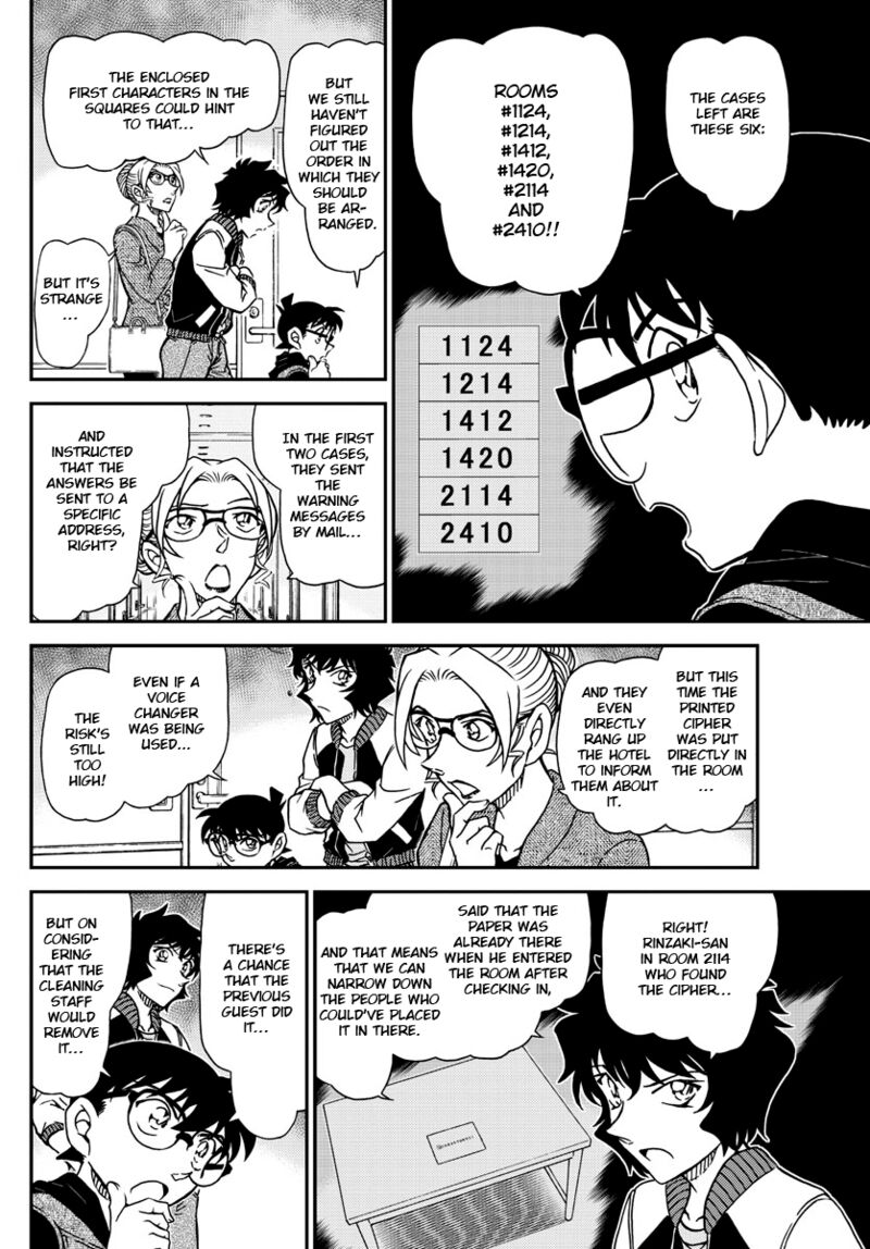 Read Detective Conan Chapter 1095 The Three Ciphers - Page 6 For Free In The Highest Quality