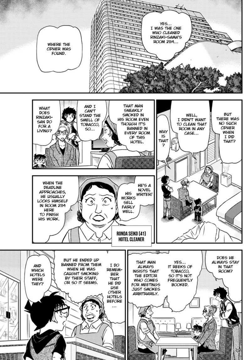 Read Detective Conan Chapter 1095 The Three Ciphers - Page 9 For Free In The Highest Quality