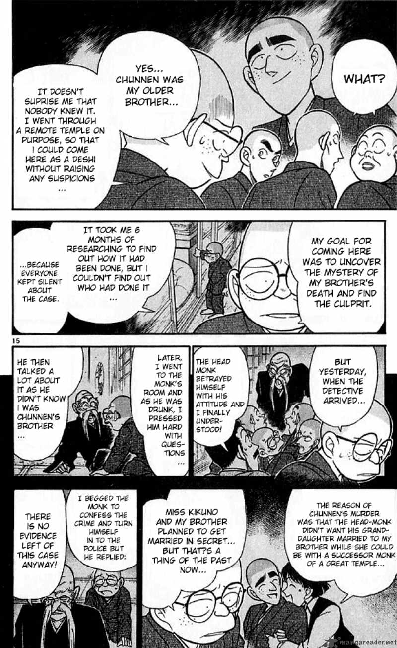 Read Detective Conan Chapter 110 The Power of Levitation - Page 15 For Free In The Highest Quality
