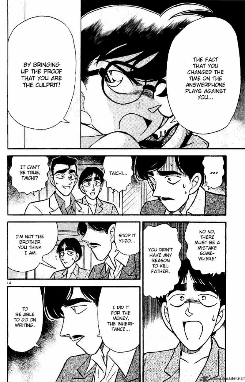 Read Detective Conan Chapter 124 A Really Sad Brothership - Page 14 For Free In The Highest Quality
