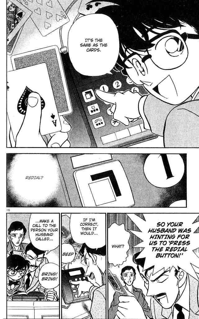 Read Detective Conan Chapter 132 Numbers on the Telephone - Page 16 For Free In The Highest Quality