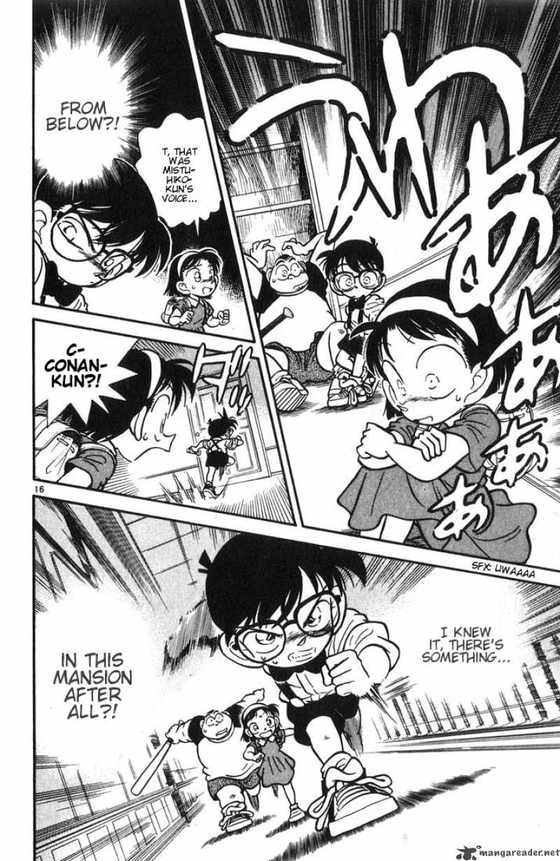 Read Detective Conan Chapter 17 Mansion of Terror - Page 16 For Free In The Highest Quality