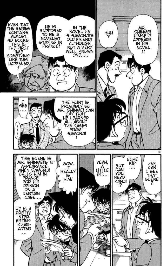 Read Detective Conan Chapter 182 The Writer that Disappeared - Page 13 For Free In The Highest Quality