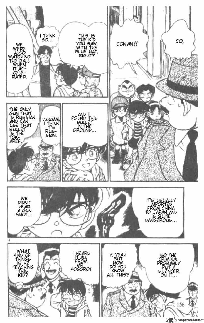 Read Detective Conan Chapter 189 The Endangered Ball - Page 14 For Free In The Highest Quality