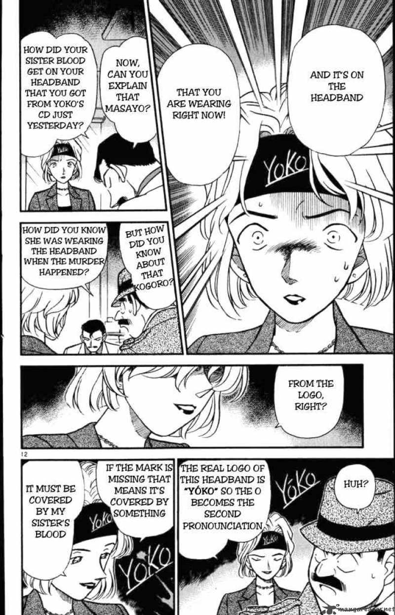 Read Detective Conan Chapter 199 Sisterly Love - Page 12 For Free In The Highest Quality