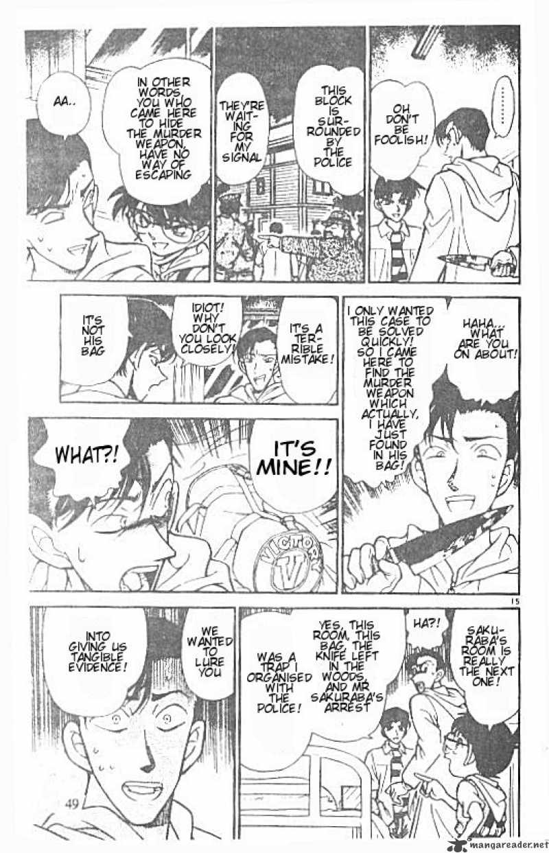 Read Detective Conan Chapter 214 The Last Laugh - Page 15 For Free In The Highest Quality