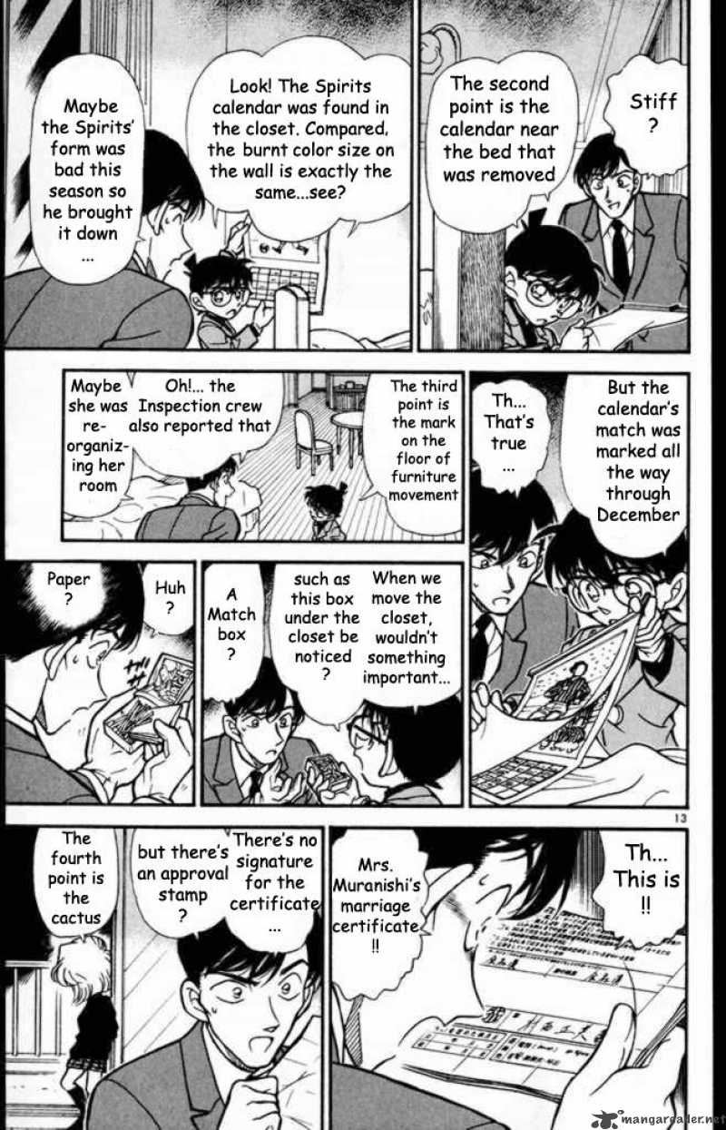 Read Detective Conan Chapter 232 Finding Evidence - Page 13 For Free In The Highest Quality