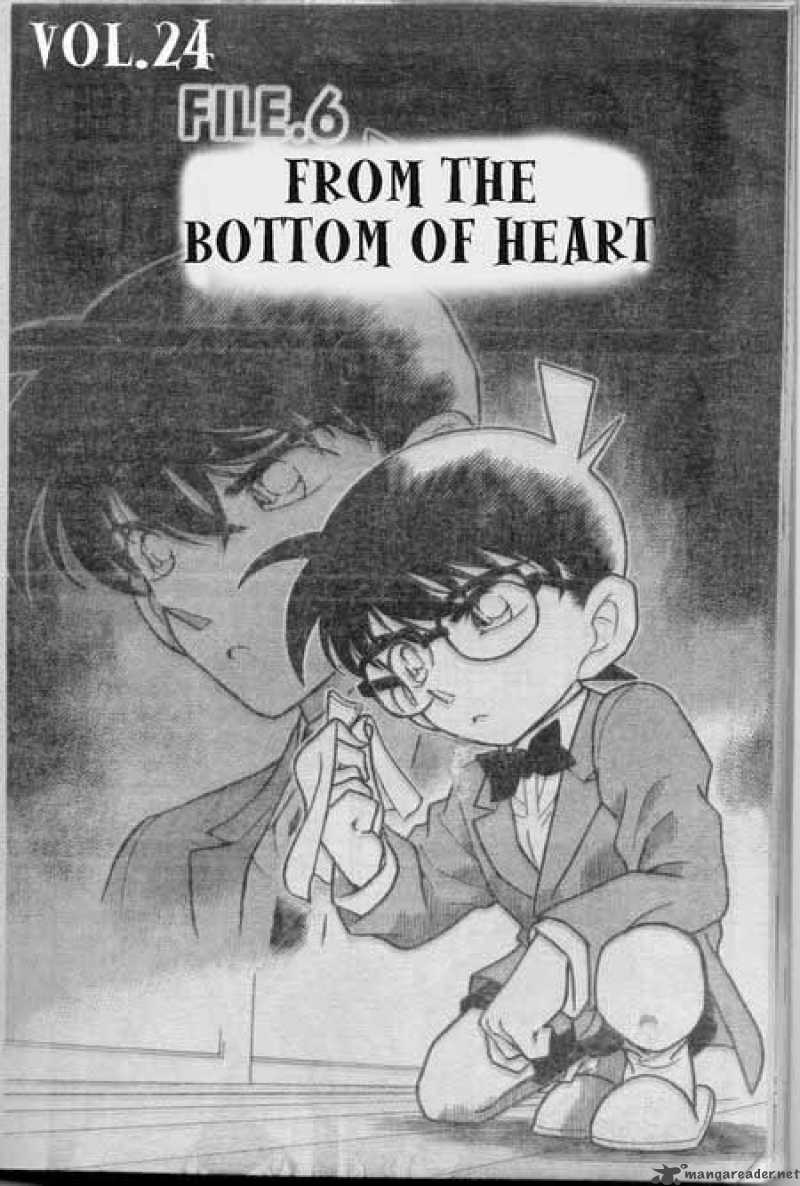 Read Detective Conan Chapter 237 From the Bottom of Heart - Page 1 For Free In The Highest Quality