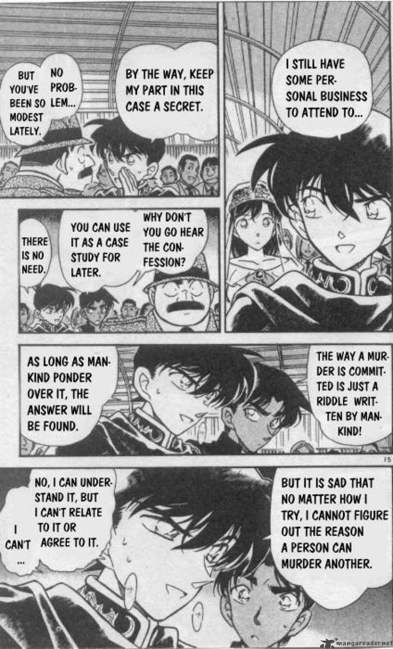 Read Detective Conan Chapter 257 Revival Under the Threat of Death - Page 15 For Free In The Highest Quality