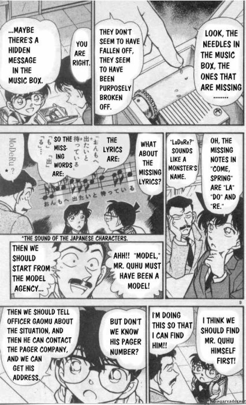 Read Detective Conan Chapter 261 Coming in Contact with Music Strings - Page 9 For Free In The Highest Quality
