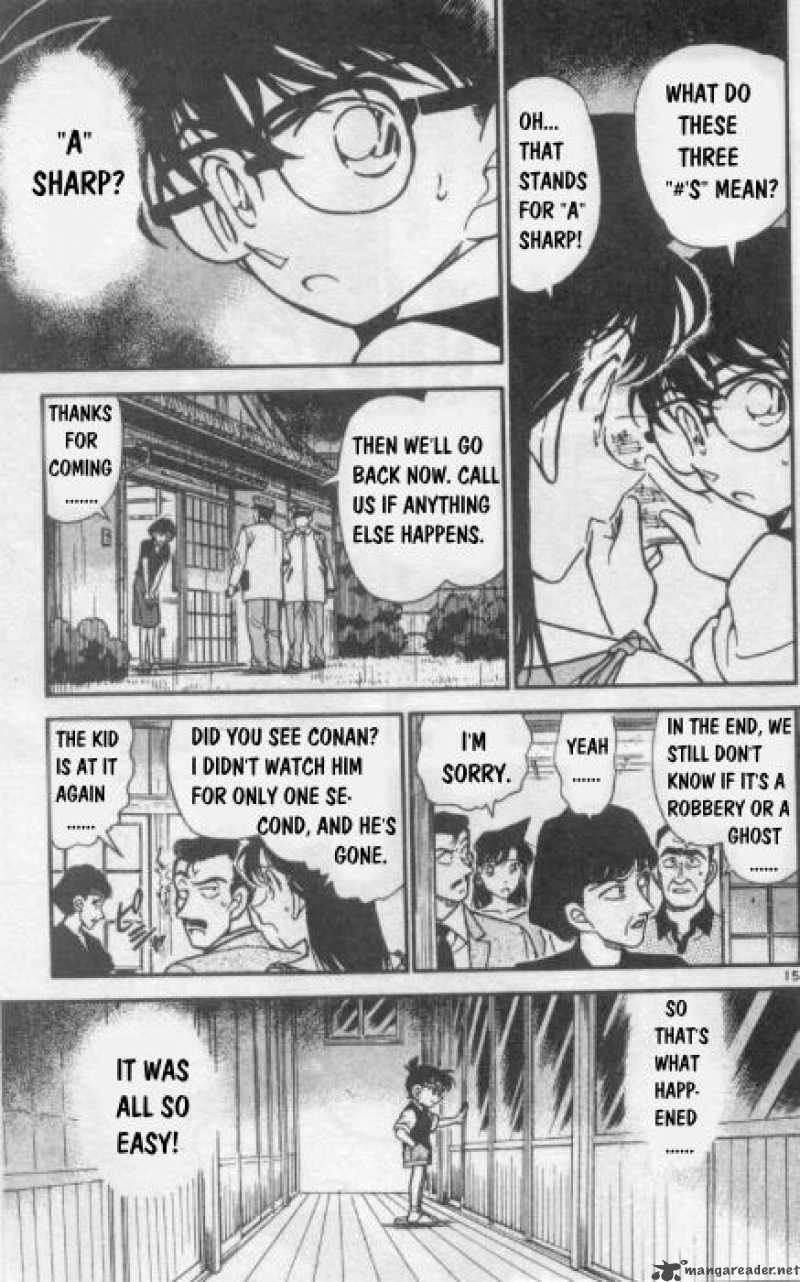 Read Detective Conan Chapter 262 The Vanishing Sound - Page 15 For Free In The Highest Quality