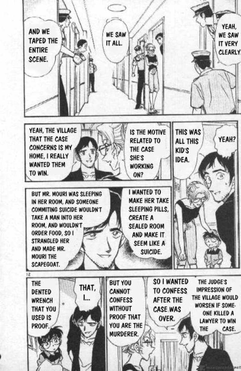 Read Detective Conan Chapter 266 Firm Decision - Page 12 For Free In The Highest Quality