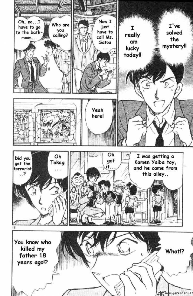 Read Detective Conan Chapter 267 The Man from 18 Years Ago - Page 16 For Free In The Highest Quality