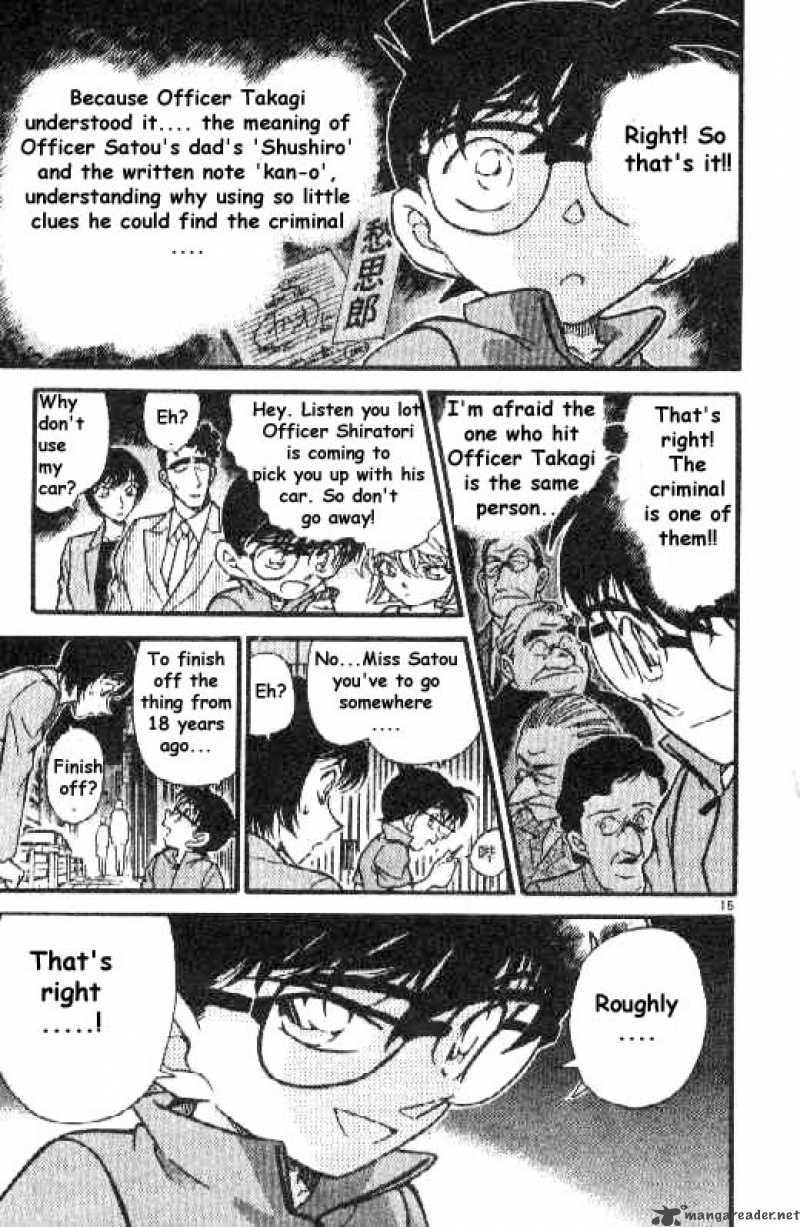 Read Detective Conan Chapter 268 Imprisioned Officer - Page 15 For Free In The Highest Quality