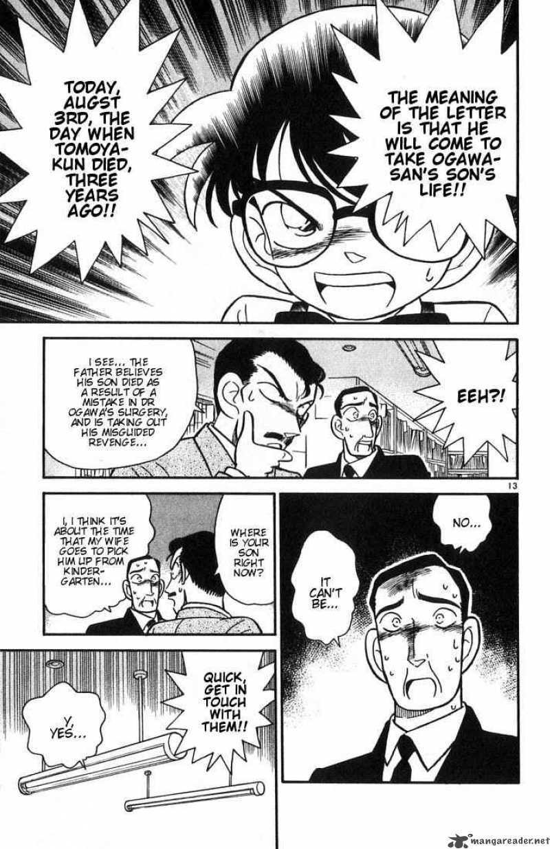 Read Detective Conan Chapter 28 The Mystery of August 3rd - Page 13 For Free In The Highest Quality