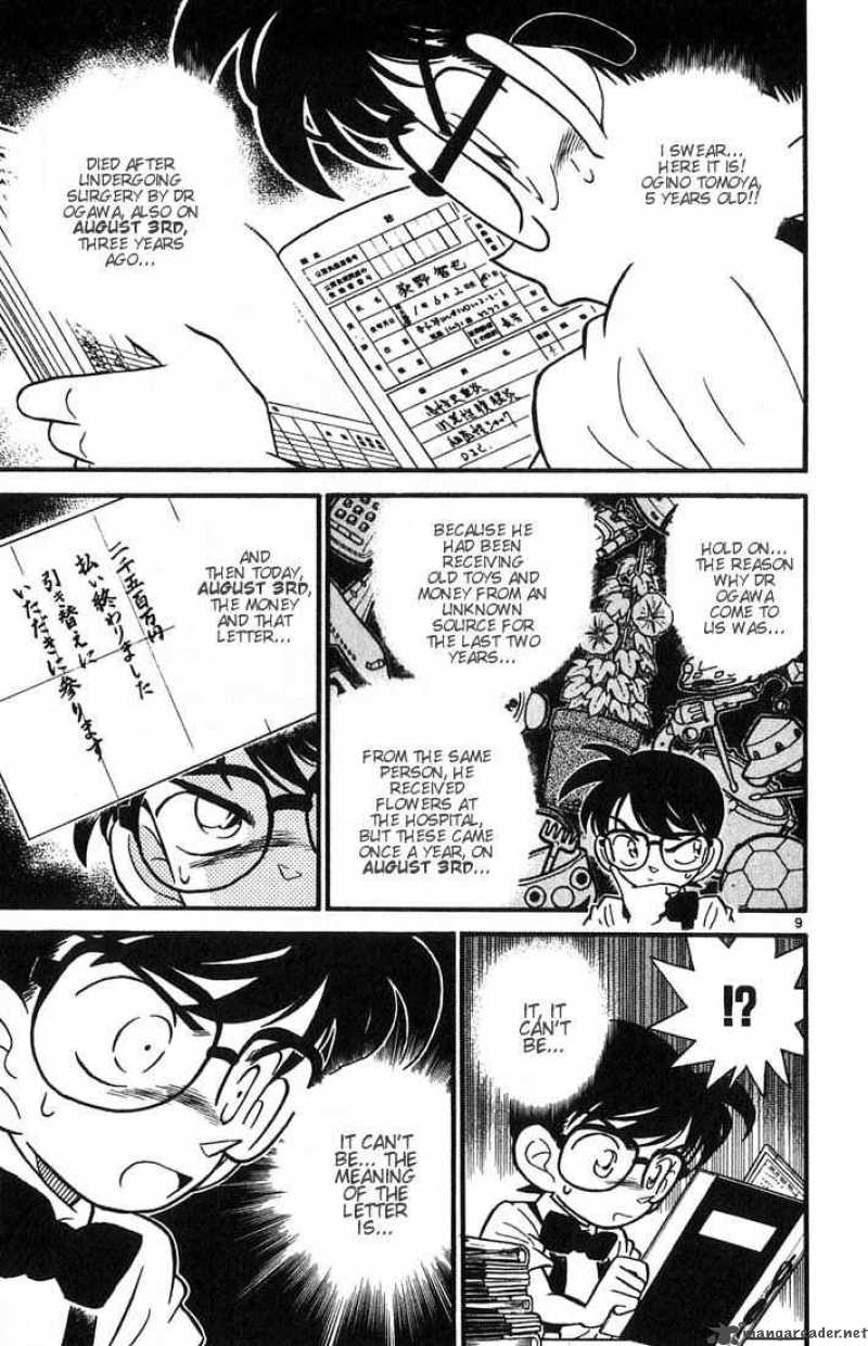 Read Detective Conan Chapter 28 The Mystery of August 3rd - Page 9 For Free In The Highest Quality