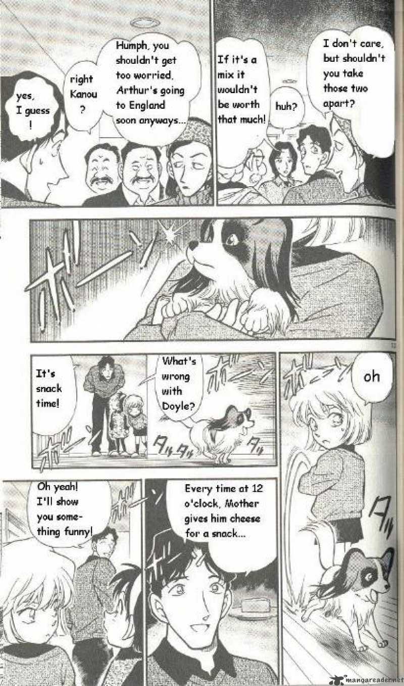 Read Detective Conan Chapter 290 The Dog Lovers - Page 13 For Free In The Highest Quality