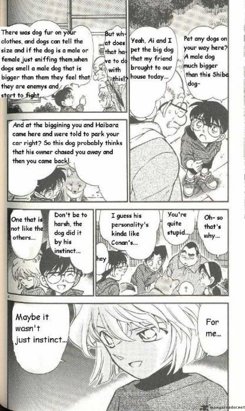 Read Detective Conan Chapter 290 The Dog Lovers - Page 4 For Free In The Highest Quality